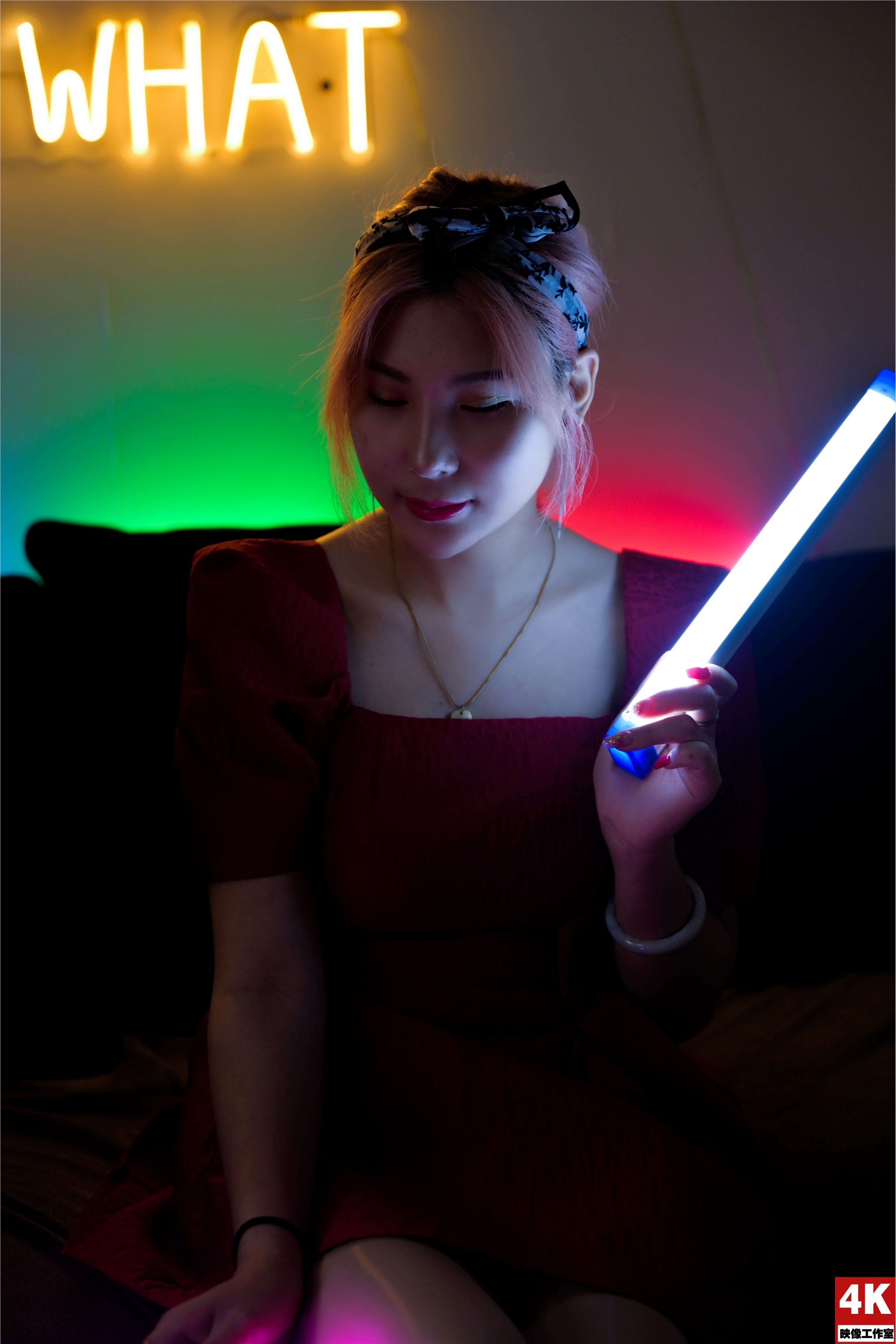 Ligui丽柜 2022.08.17 氛围灯下的肉丝 小發